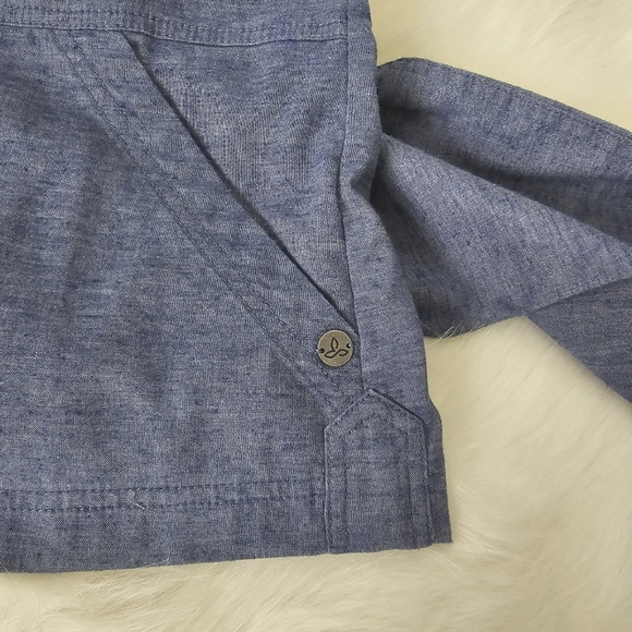 Prana Shelton Hemp Hooded Hoodie Top Women's Small - Picture 4 of 6